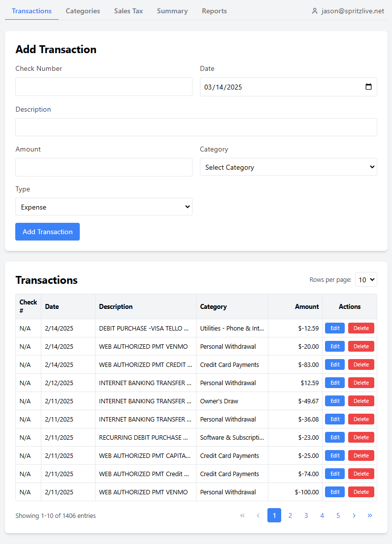 Dad's Budget Tracker Dashboard